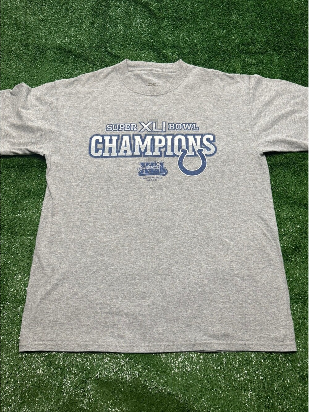 Indianapolis Colts Super Bowl Champions Tee | Size L
